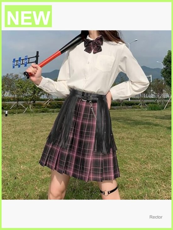 PU Leather Wide Tassel Waist Belt for Women Fringe Skirt Belt Vintage main image 7